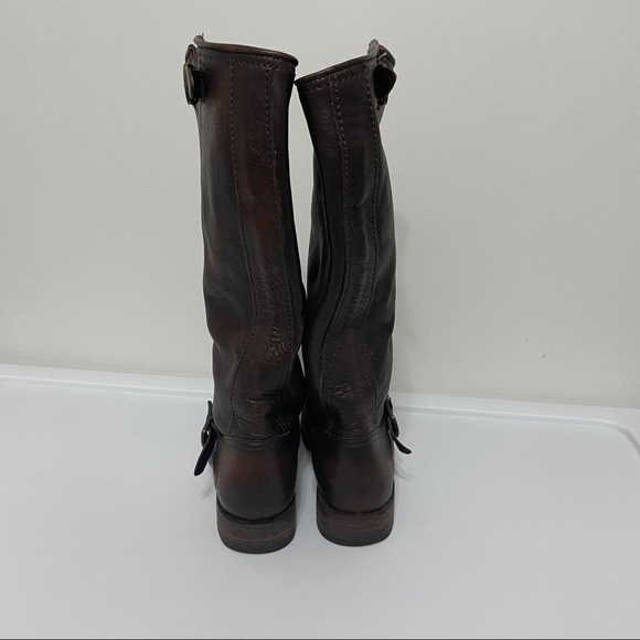 Frye Tall Boots - 6 Brown Distress 💛 - Picture 3 of 6